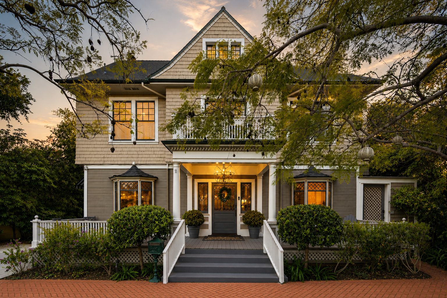 The De La Vina Inn, a historic Victorian in downtown Santa Barbara