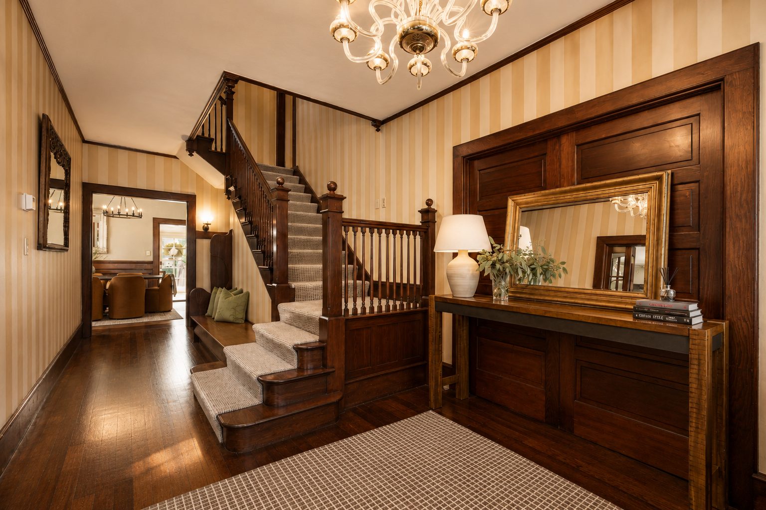 The Entry Hall at The De La Vina Inn, Santa Barbara